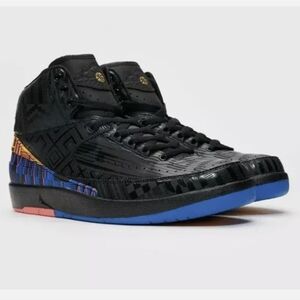 NIKE Air Jordan 2 Retro 'Black History Month' 2019 Men's Sz 10
